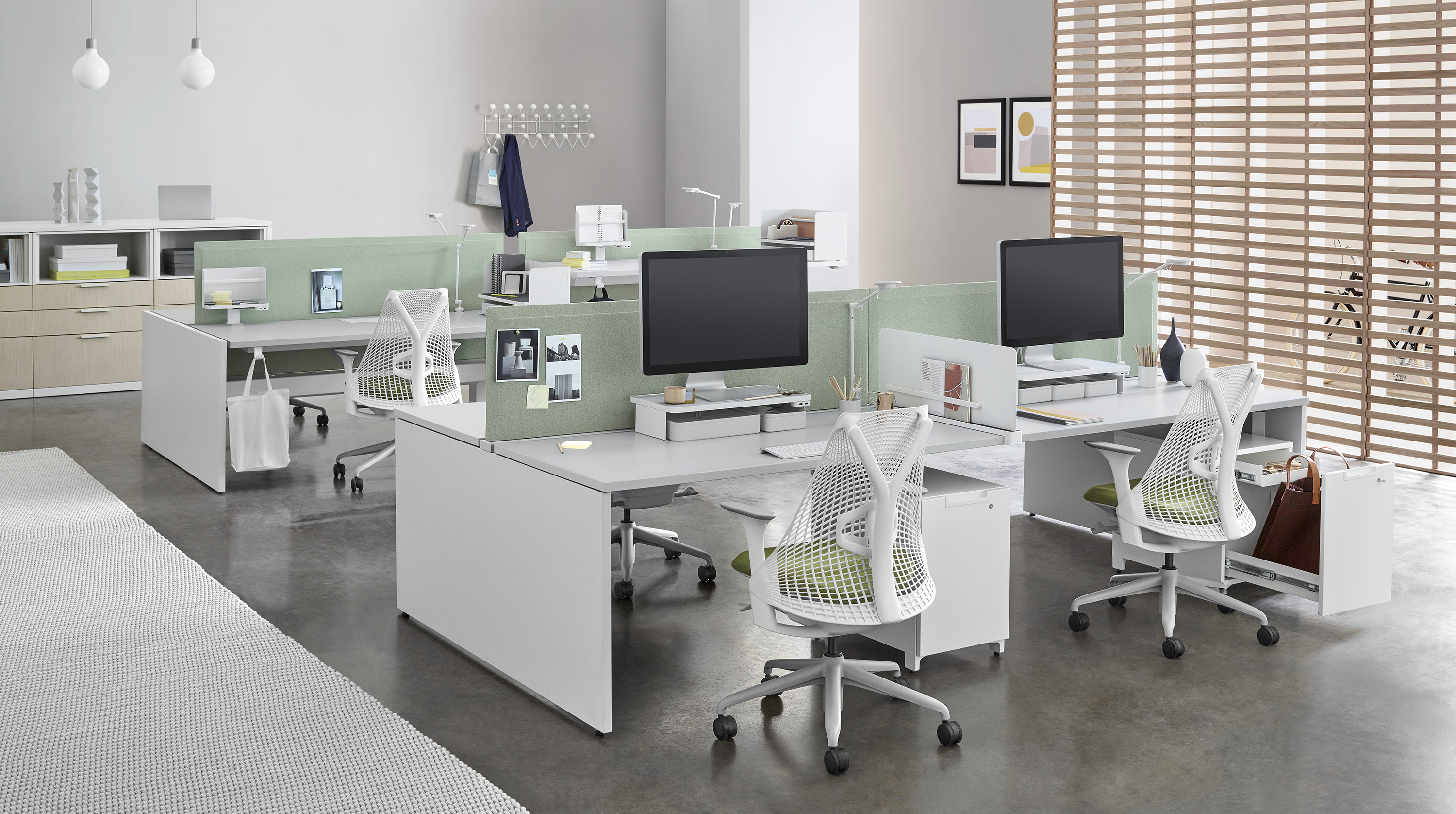 办公屏风|屏风工作站|办公家具|球友会（中国）家具|Layout Studio 开放式办公区